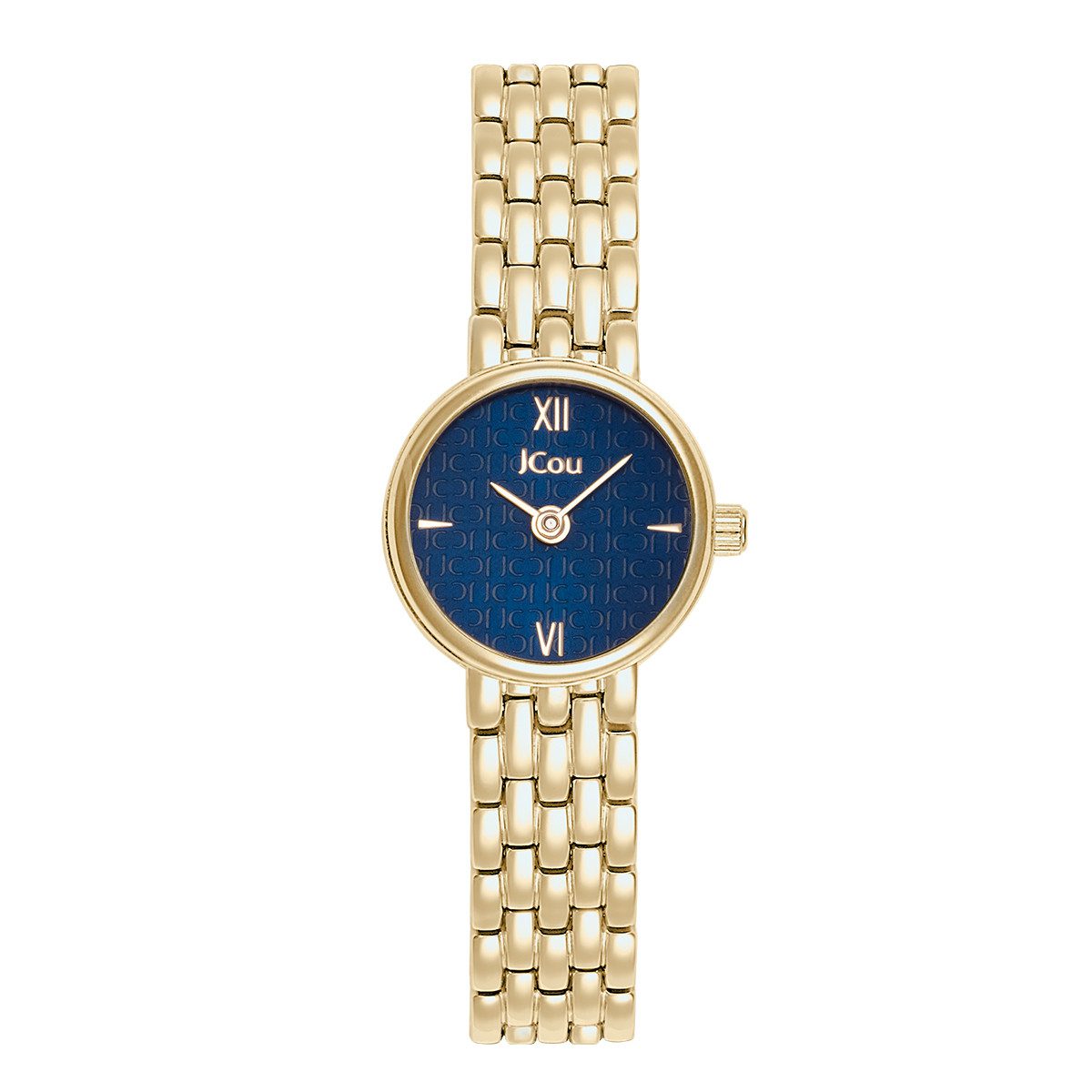 JCou Lamelle Gold Stainless Steel Bracelet JU19067-4