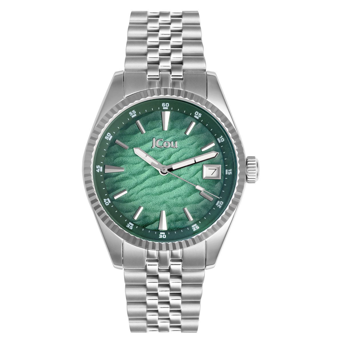 JCou Queen's Land Green Stainless Steel Bracelet JU19071-1