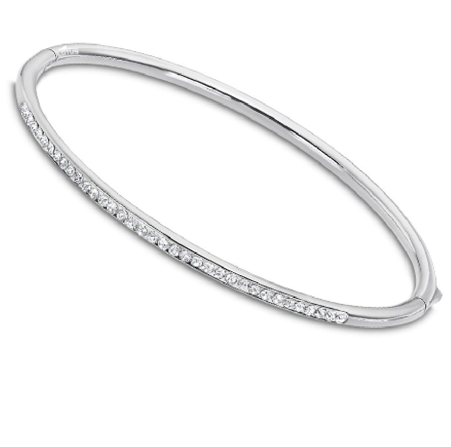 Ατσάλινο Βραχιόλι Lotus με Ζιργκόν κωδ.LS2111-2/1