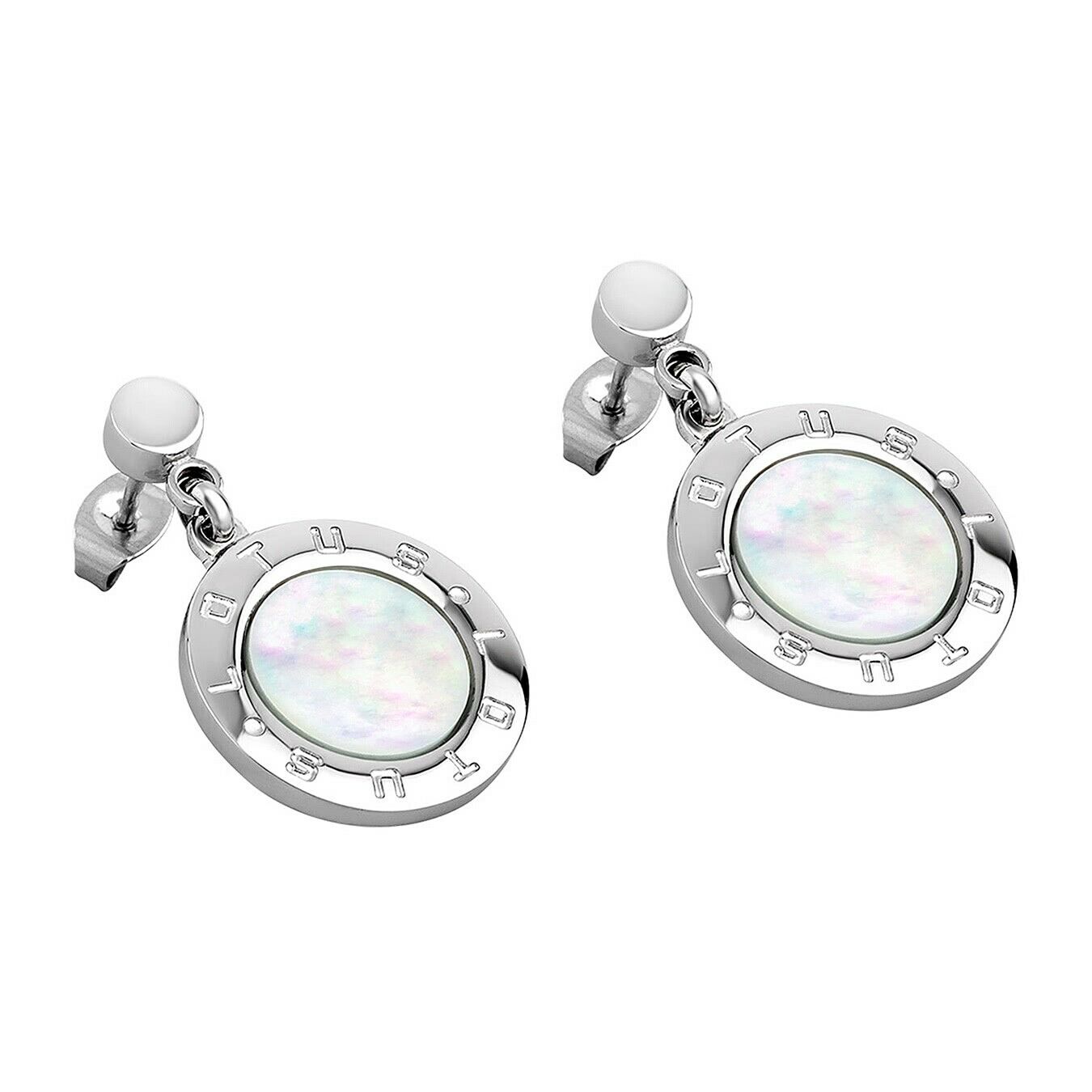 Ατσάλινα Σκουλαρίκια Lotus κωδ.LS1752-4/1