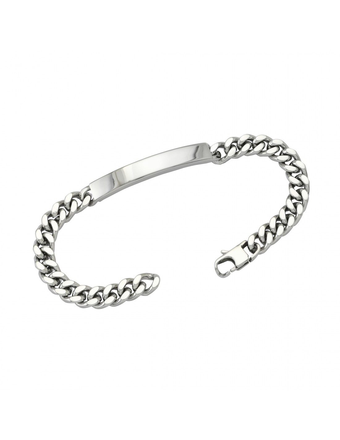 Ανδρικό Ατσάλινο Βραχιόλι Ταυτότητα κωδ.13-06-0554