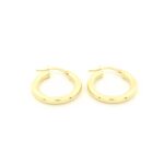 Χρυσά Γυναικεία Σκουλαρίκια Κρίκοι Κ9 κωδ.109199