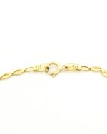 Χρυσό Παιδικό Βραχιόλι-Ταυτότητα Κ9, Με Μπλε Στοιχείο Και Σταυρό κωδ.109174 - Image 3