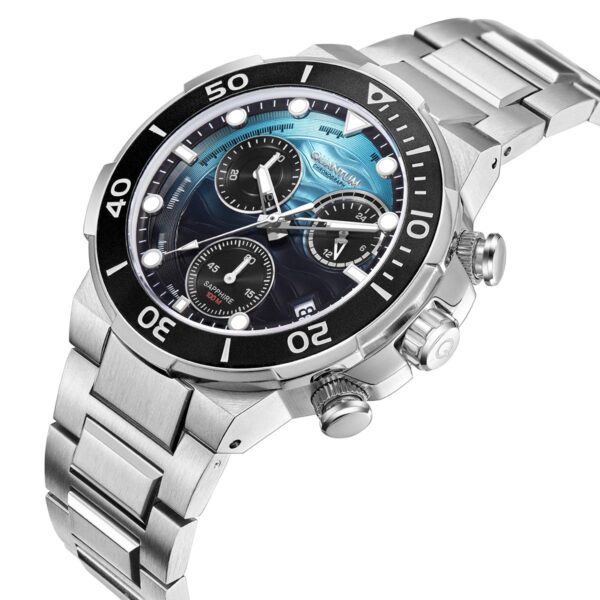 Ανδρικό ρολόι QUANTUM Hunter 1150 Sapphire Crystal Chrono Bracelet HNG1150.300 - Image 2