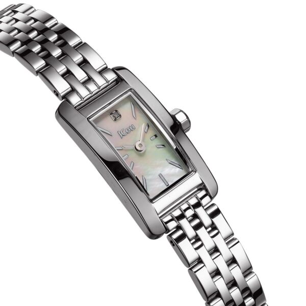 JCou Ariadne Limited Edition Diamond Stainless Steel Bracelet+Red Strap JU19086-1 - Image 5