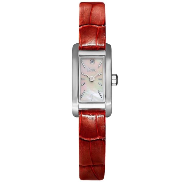 JCou Ariadne Limited Edition Diamond Stainless Steel Bracelet+Red Strap JU19086-1 - Image 4