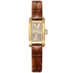 JCou Ariadne Limited Edition Diamond Stainless Steel Gold Bracelet+Brown Strap JU19086-2 - Image 4
