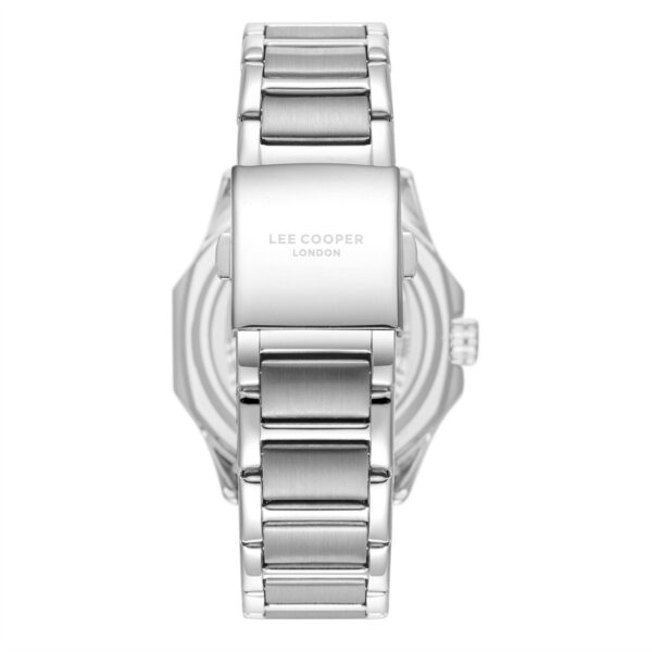 Ανδρικό Ρολόι Lee Cooper Square Black Stainless Steel Bracelet LC08246.350 - Image 4