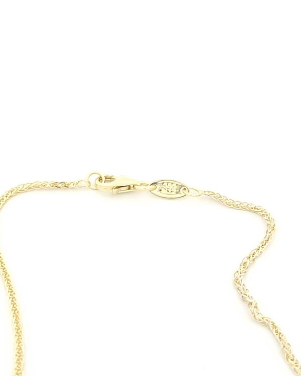 Χρυσή Αλυσίδα Δίχρωμη Σπίγγα Δίχρωμη Κ14 51cm κωδ.109251 - Image 3