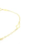 Χρυσό Παιδικό Βραχιόλι Κ9, Με Γαλάζιο Σταυρουδάκι, Με Ροζ Και Γαλάζια Στοιχεία, Με Καρδιές Και Σταυρουδάκι κωδ.109217 - Image 3