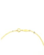 Χρυσό Παιδικό Βραχιόλι Κ9, Με Γαλάζιο Σταυρουδάκι, Σταυρουδάκι Και Κορώνα κωδ.109213 - Image 4