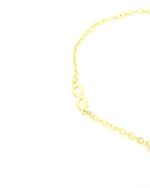 Χρυσό Παιδικό Βραχιόλι Κ9, Με Σταυρουδάκι, Άπειρο Και Ματάκι Σταυρουδάκι κωδ.109214 - Image 2