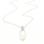 Ασημένιο Κολιέ Με Κρεμαστό Με Ζιργκόν κωδ.109256