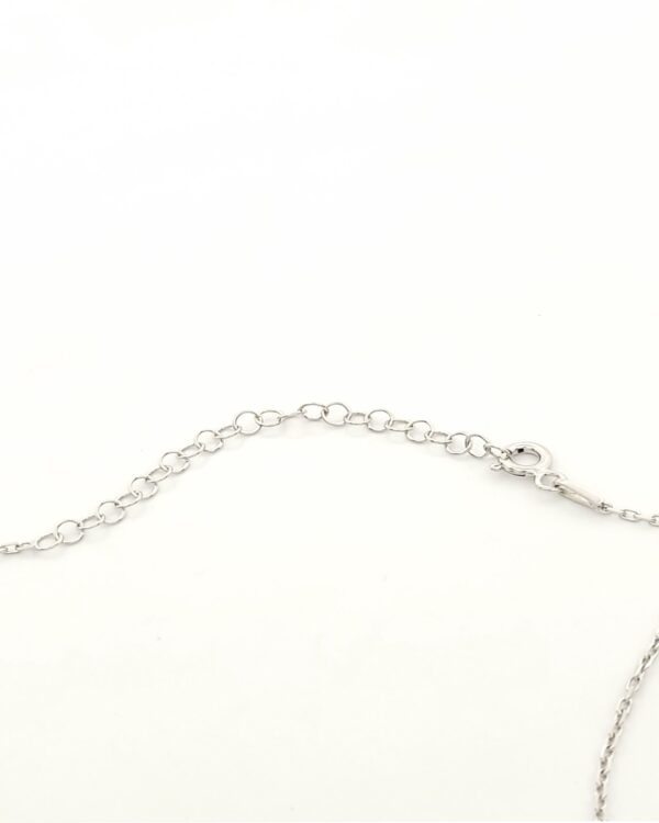 Ασημένιο Κολιέ Με Κρεμαστό Με Ζιργκόν κωδ.109256 - Image 3