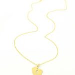 Ασημένιο Επιχρυσωμένο Γυναικείο Κολιέ, Με Πατουσάκια κωδ.109227