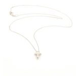 Λευκόχρυσο Γυναικείο Κολιέ Κ9, Με Σταυρό Με Λευκά Ζιργκόν κωδ.109348