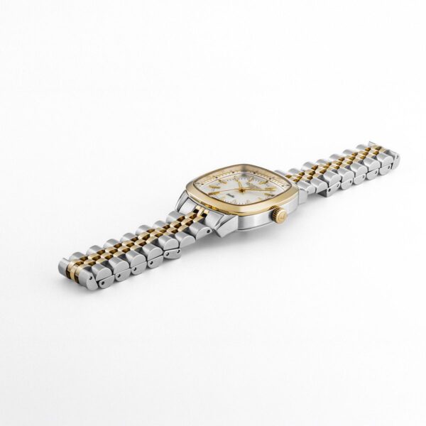 Roamer Stella Swiss Square Mother Of Pearl Two Tone Stainless Steel Bracelet 966847-47-20-20 - Image 3