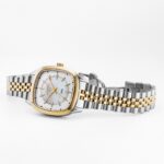 Roamer Stella Swiss Square Mother Of Pearl Two Tone Stainless Steel Bracelet 966847-47-20-20 - Image 4