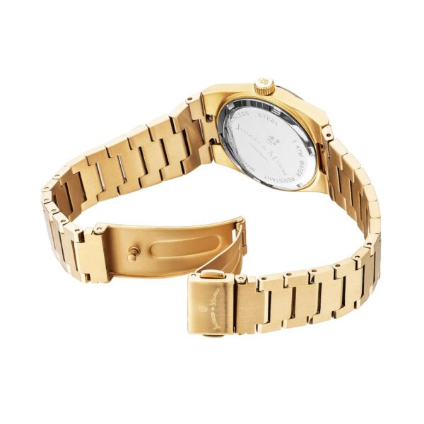 Γυναικείο Ρολόι Jaqcues Du Manoir Horizon Swiss Made Black Gold Stainless Steel Bracelet JWL03604 - Image 3