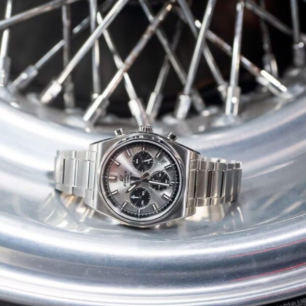 Ρολόι Casio Edifice Sapphire Grey Stainless Steel Chrono EFB-730D-7AVUEF - Image 3