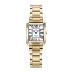Γυναικείο Ρολόι Jaqcues Du Manoir Emily Square Swiss Made Gold Stainless Steel Bracelet JWL04402
