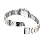 Γυναικείο Ρολόι Jaqcues Du Manoir Emily II Square Swiss Made Two Tone Stainless Steel Bracelet JWL05503 - Image 3