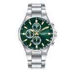 Ανδρικό Ρολόι Lee Cooper Multifunction Green Stainless Steel Bracelet LC08219.370