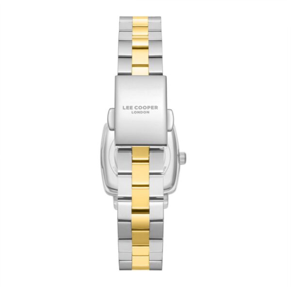 Γυναικείο Ρολόι Lee Cooper Square Two Tone Green Stainless Steel Bracelet LC08283.270 - Image 4
