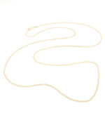 Χρυσή Αλυσίδα Δίχρωμη Σπίγγα Κ14 50cm κωδ.109453