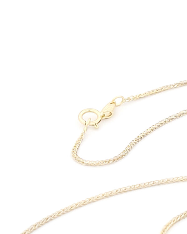 Χρυσή Αλυσίδα Δίχρωμη Σπίγγα Κ14 50cm κωδ.109453 - Image 3