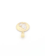 Χρυσό Δίχρωμο Γυναικείο Κρεμαστό K9 Με Ζώδιο Τοξότης κωδ.109464 - Image 3