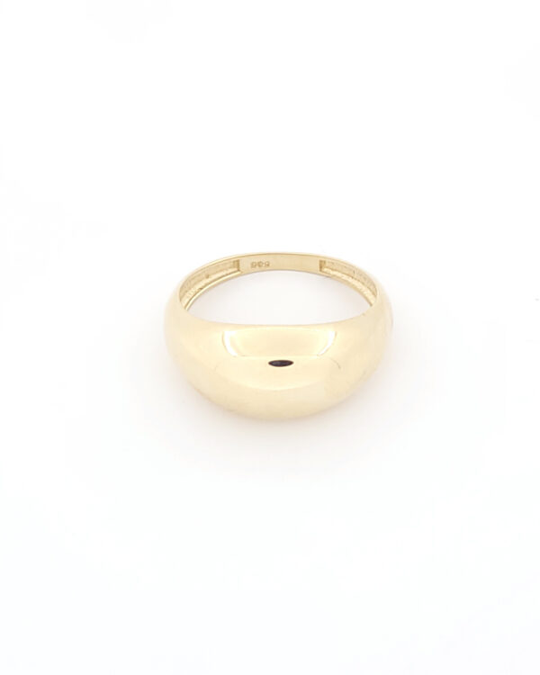 Χρυσό Γυναικείο Δαχτυλίδι Κ14 Λουστρέ κωδ.109497 - Image 2