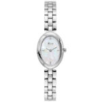 Ρολόι JCou Aria Oval Mother Of Pearl Stainless Steel Bracelet JU19087-1