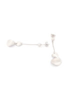 Ασημένια Γυναικεία Σκουλαρίκια Κρεμαστά κωδ.109612 - Image 2