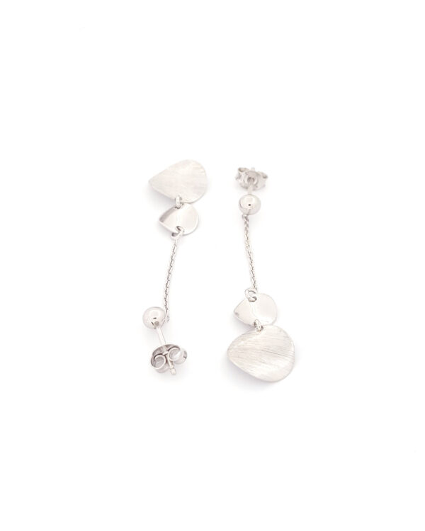 Ασημένια Γυναικεία Σκουλαρίκια Κρεμαστά κωδ.109612 - Image 3