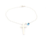 Ασημένιο Γούρι, Με Ματάκι Και Σταυρουδάκι κωδ.109636