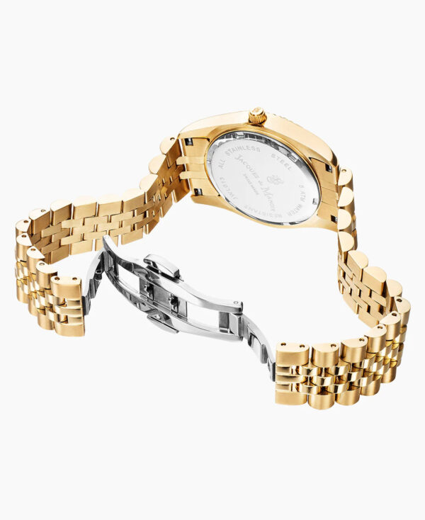 Γυναικείο Ρολόι Jaqcues Du Manoir Inspiration Roman II Swiss Made Gold Stainless Steel Bracelet JWL01306 - Image 3