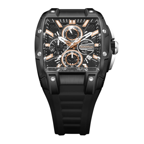 Ανδρικό ρολόι QUANTUM Hunter 1102 Chrono Black HNG1161.061 - Image 3