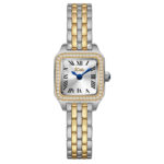 Ρολόι JCou Constance Square Two Tone Stainless Steel Bracelet JU19088-2