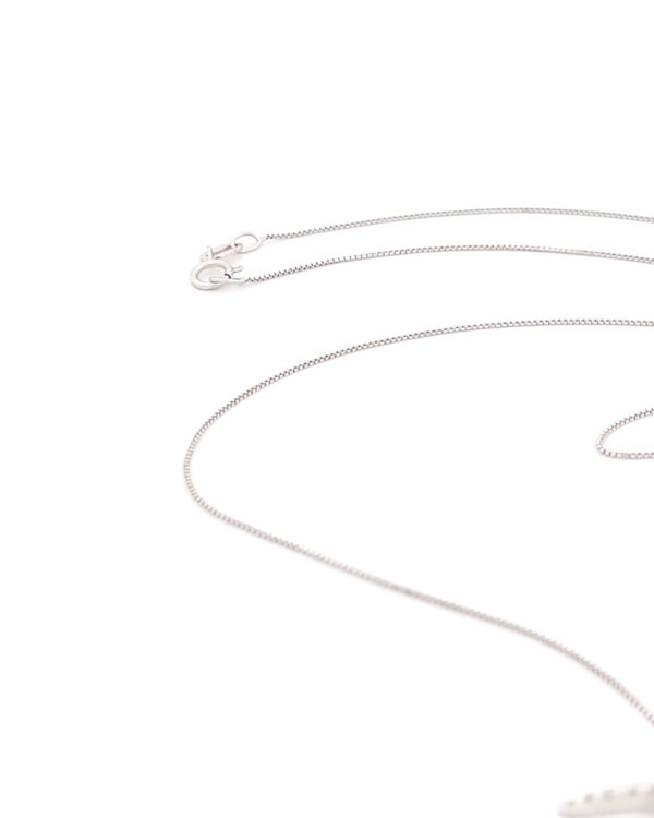 Λευκόχρυσο Γυναικείο Κολιέ Κ18, Με Σταυρό Με Διαμάντια κωδ.109760 - Image 3