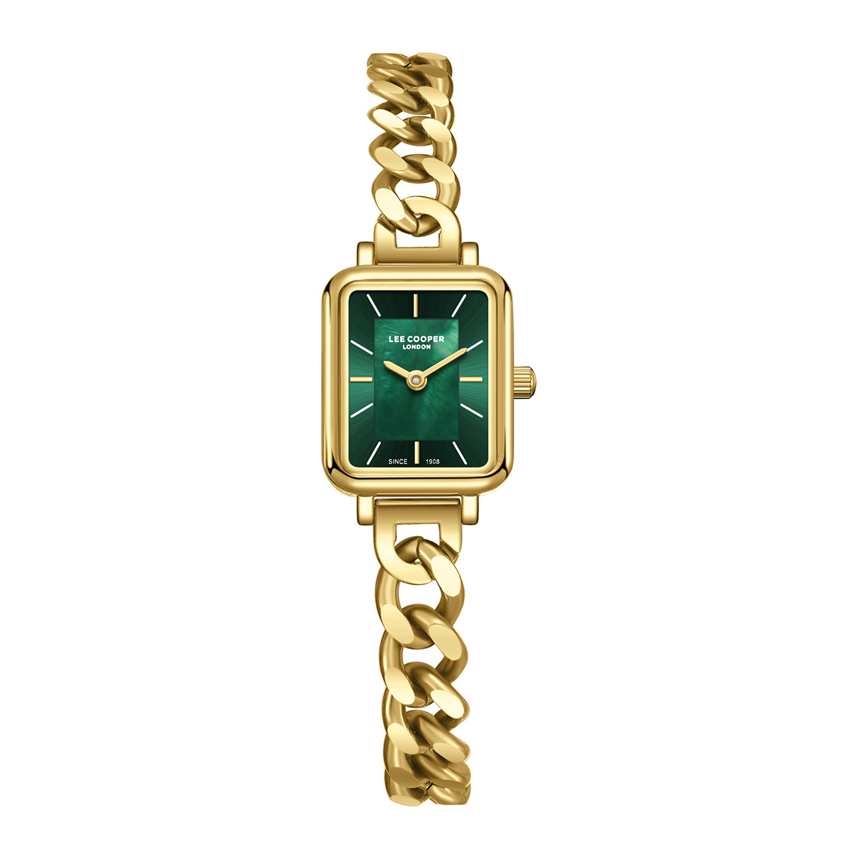 lc08384.170_copy Γυναικείο Ρολόι Lee Cooper Green Gold Stainless Steel Bracelet LC08384.170 - Image 1