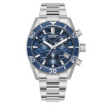 Ανδρικό ρολόι QUANTUM Powertech 1199 Sapphire Chrono Bracelet Blue PWG1199.390