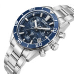 Ανδρικό ρολόι QUANTUM Powertech 1199 Sapphire Chrono Bracelet Blue PWG1199.390 - Image 2