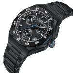Ανδρικό ρολόι QUANTUM POWERTECH 1283 Sapphira Chrono Black Bracelet PWG1283.650 - Image 2