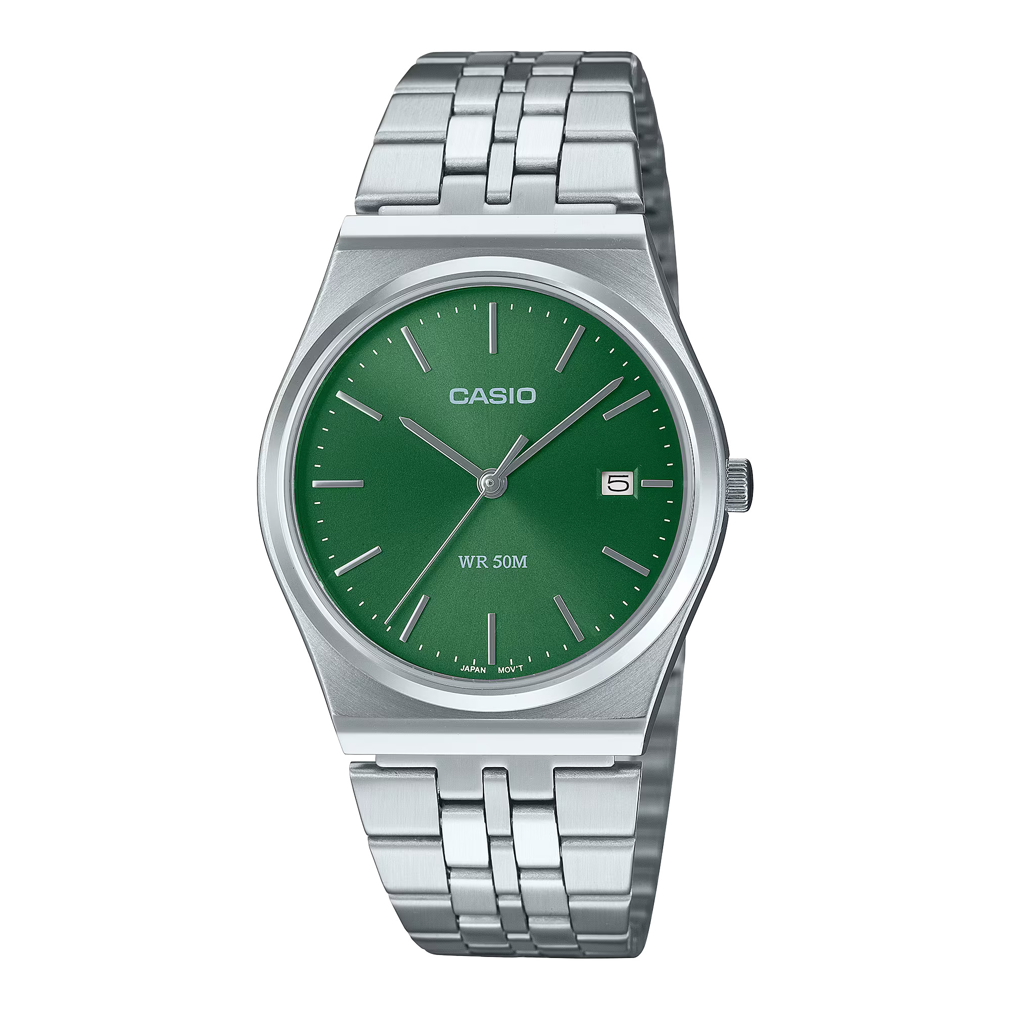 MTP-B145D-3AV Ρολόι Casio Standard Green Stainless Steel Bracelet MTP-B145D-3AVEF - Image 1