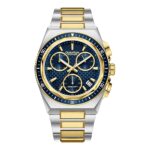 Ανδρικό Ρολόι QUANTUM Powertech 1237 Two Tone Bracelet Sapphire Chrono PWG1237.290