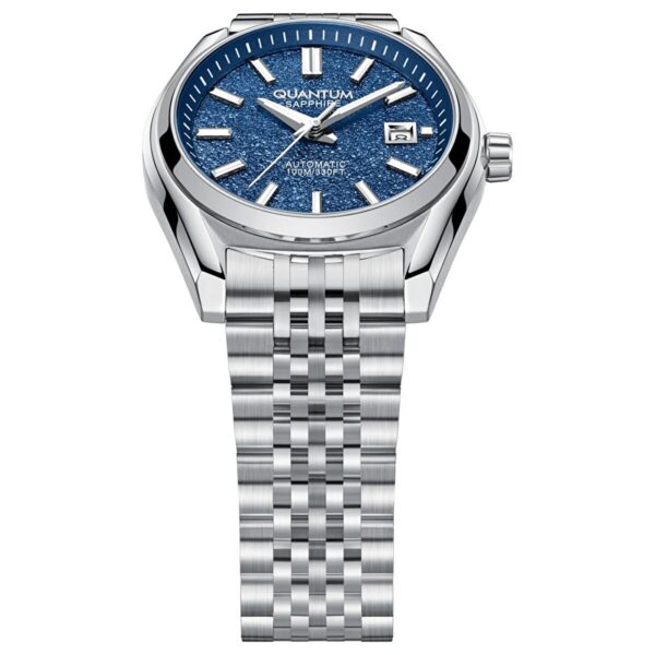 Ανδρικό ρολόι QUANTUM Q-MASTER 1251 Sapphire Μπρασελέ Αυτόματο Μπλε QMG1251.390 - Image 2