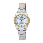 Γυναικείο Ρολόι Q&Q Two Tone Stainless Steel Bracelet c55a-003py