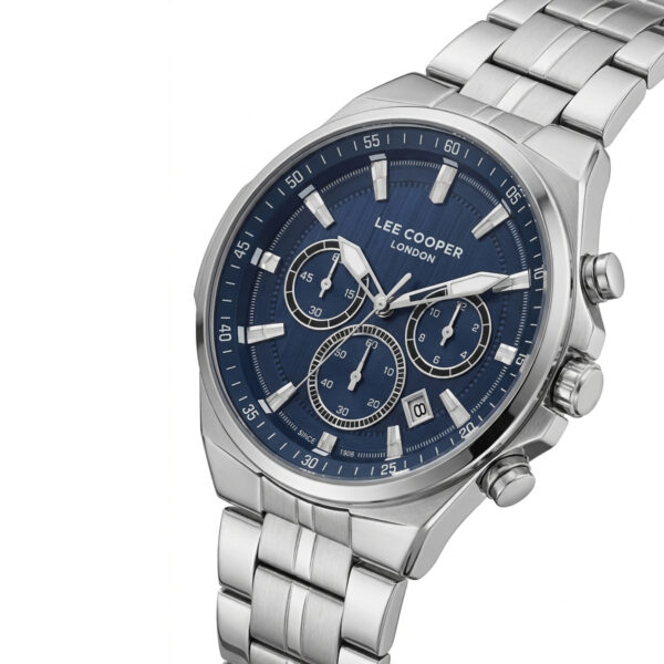 Ανδρικό Ρολόι Lee Cooper Multifunction Blue Stainless Steel Bracelet LC08273.390 - Image 2