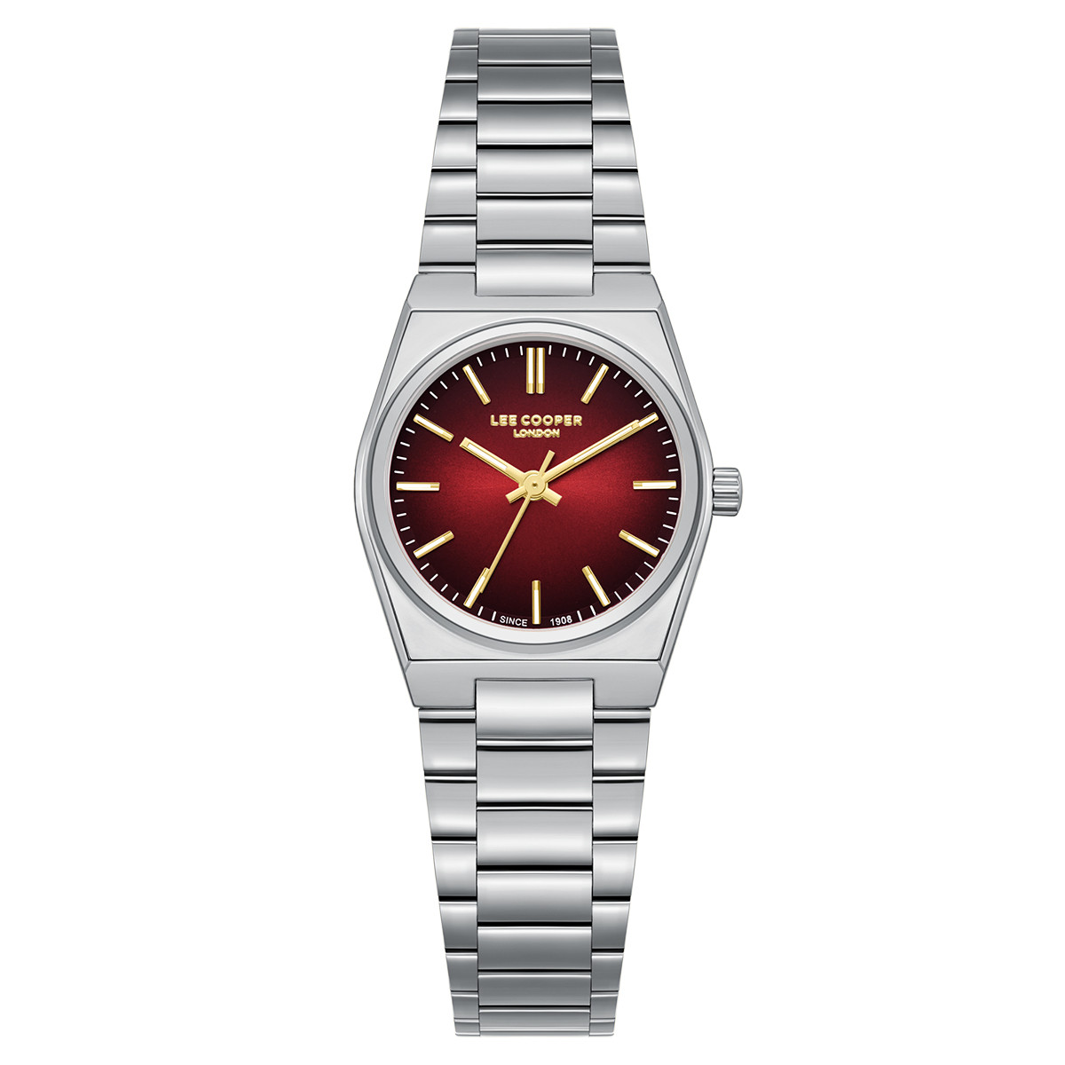 lc08362.380-1_copy Γυναικείο Ρολόι Lee Cooper Red Stainless Steel Bracelet LC08362.380 - Image 1